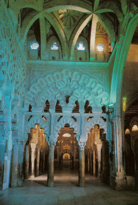 Arq, VIII-X, Mezquita, Arcosl Lobulados y Cruzados, Crdoba, Espaa