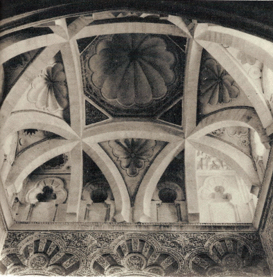 Arq, VIII-X, Mezquita, Cpula sobre el Oratorio, poca de Alhaken II, Crdoba, Espaa