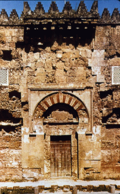 Arq, VIII-IX, Mzquita, Crdoba, Fachada occidental, puerta, Crdoba, Espaa