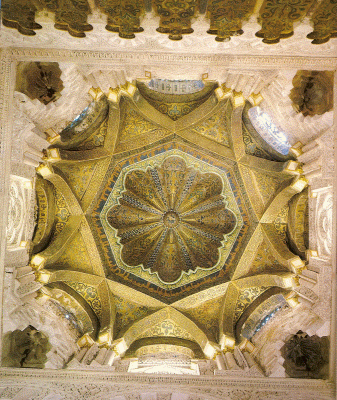 Arq, VIII-X, Mezquita, Cpula estrellada y nervada, sobre la Maxura, Crdoba, Espaa