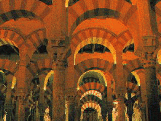 Arq, VIII-X, Mezquita, Naves y Arqueras, Crdoba, Espaa