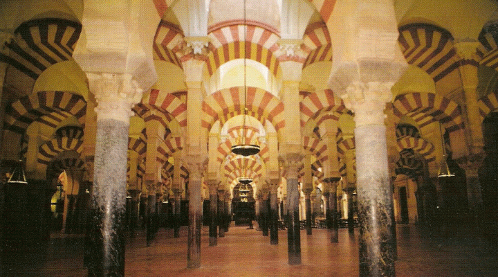 Arq, VIII-X, Mezquita, Interior, naves y Arqueras,Crdoba,Espaa