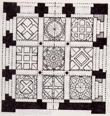 Arq, X, Mezquita, Cristo de la Luz, Interior, Cpulas, Toledo, Espaa, 999