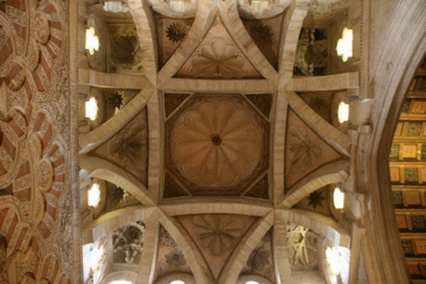 Arq, X, Mezquita, Cpula Nervada de la Capillla de Villaviciosa, Crdoba, Espaa
