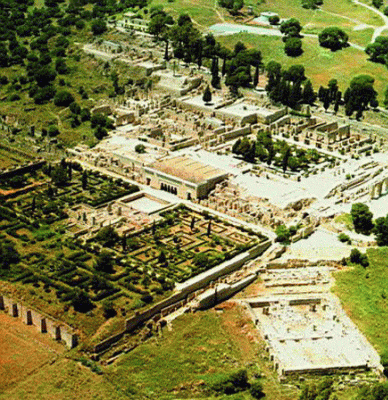 Arq, X, Palacio de Medina Azahara, Vista area, Abderramn III, Crdoba, Espaa, 940-970 