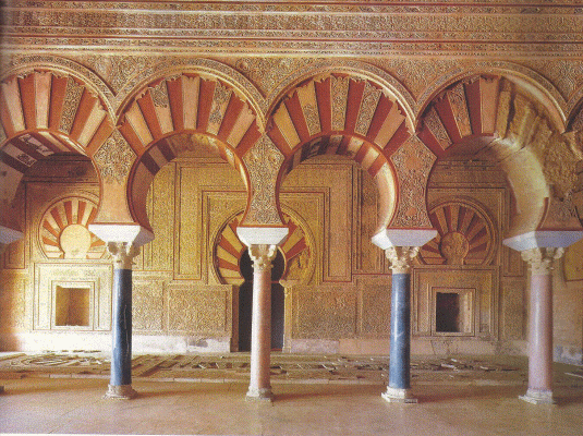 Arq, X, Palacio de Medina Azahara, Sala de Audiencias, Interior, detalle, Crdoba, Espaa 