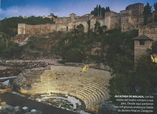 Arq, XI, Alcazaba, Exterior y Teatro romano, Mlaga, Espaa