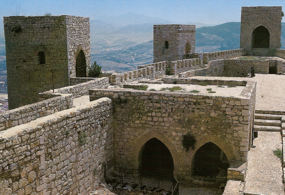 Arq, XII, Castillo de Santa Catalina, Murallas, Jaen ciudad, Espaa