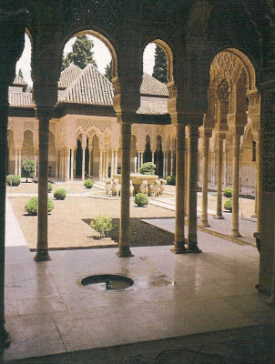 Arq, XIV, Alhambra, Patio de los Leones, Granada, Espaa
