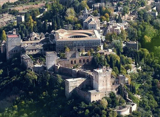 Arq, XVI, Alhambra, Palacio de Carlos V, Granada, Espaa