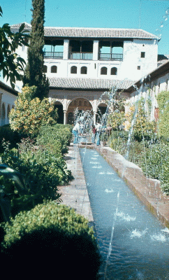 Arq, XIV, Alhambra, Generalife, Granada, Espaa, finales siglo