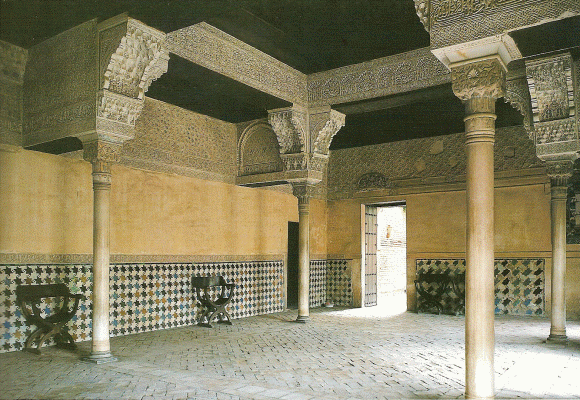 Arq, XIV, Alhambra, Sala de Mexuar u Oratorio, Granada Espaa
