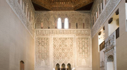 Arq, XIV, Sinagoga, Nuestra Seora del Trnsito, interior, Toledo