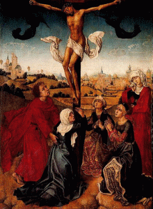 Pin, XV, Maestro de la Leyenda de Santa Catalina, Crucifixin, Castilla