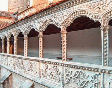 Arq, XV, Solrzano, Martn de, Convento de Santo Toms, interior, claustro, galera, Avila, 1493
