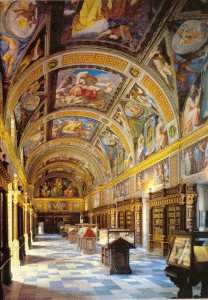 Arq, XVI, Herrera, Juan de, Monasterio del Escorial, interior, Biblioteca, Madrid, 1563