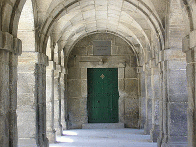 Arq, XVI, Herrera, Juan de, Monasterio del Escorial, patio, interior, deambulatorio lateral, Madrid, 1563