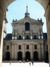 Arq, XVI, Herrera, Juan de, Monasterio del Escorial, interior, patio, detalle, Madrid, 1563