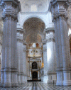 Arq, XVI, Silo, Diego de, Catedral, interior, columnas, Granada, 1528