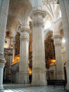 Arq, XVI, Silo, Diego de, Catedral, interior, columnas, Granada, 1528