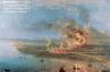 Pin, XVIII, Joli, Antonio, El Vesubio en erupcin, Palacio de Aranjuez, Madrid