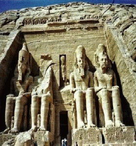 Arq, XII DIN XX, HEMISPEOS tumba excavada en la roca de Ramss III, fachada, Valle de los Reyes, Egipto, 1184-1153