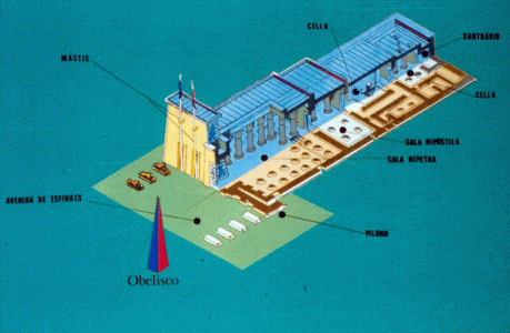 Arq, Templo, ilustracin, Egipto antiguo