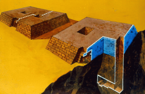 Arq, Mastabas, Ilustracin, Egipto antiguo