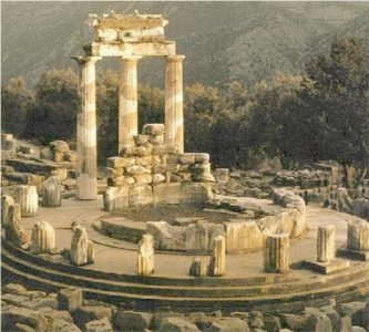 Arq, Templo circular o Tholo, Grecia