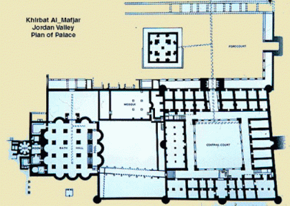Art, VIII, Palacio de Jirbat al Mafyar, Jeric, Palestina, 740-750
