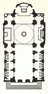 Arq, XVI, Vignola, Giacomo della Porta, Iglesia de Ges, planta, Roma