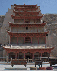 Arq, IV-V, DIN Tang, Cuevas de Mogao, Dunhuang, Gansu