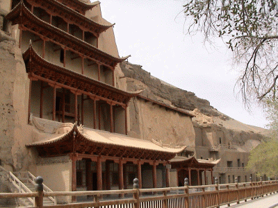 Arq, IV-V, Grutas de Mogao, Dunhuang, Gansu