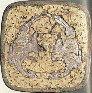 Orfebrera, XI-XII, DIN Liao, Espejo, Bronce y Pan de Oro, M. Guimet, Pars, 907-1125