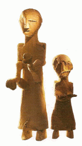 Esc, XIII aC., DIN. Zhou, Cuardianes, Madera, Tumba de Rey