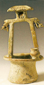 Esc, III aC.-I dC., DIN Han, Modelo de Pozo, Terracota, Fondazione Giovanni Agnelli, Turn, Italia
