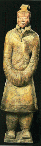 Esc, III aC., DIN Qin, Funcionario Civil, Terracota, M. del Ejrcito de Tierra, Lington