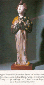 Esc, VIII, DIN Tang, Figura Femenina, Procede de la Tumba de Chung-pu, Cerca de Sian, Xhensi