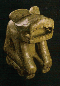 Esc, XVI-X aC., DIN Chang, Monstruo Mitad Tigre-Mitad Humano, 1600 aC.
