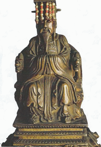 Esc, XVII-XX, Confucio,como Sabio con Corona de Perlas que Indica su Rango, M.Guimet, Pars, Francia