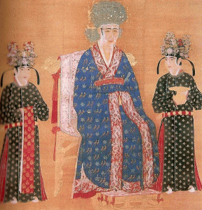 Pin, XI, DIN Song Septentrionales, Emperatriz Cao Esposa de Renzong, Seda , Palacio Nacional