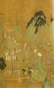 Pin, XII, Song Meridionales, Gaozi entra Victorioso en Chang, Seda, M. Fine Arts, Boston, USA