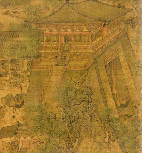 Pin, XII, DIN Song Septentrionales, Zhan Zeduan Remontando el Ro el Da de Fiesta, M. Palacio Imperial, Pekn