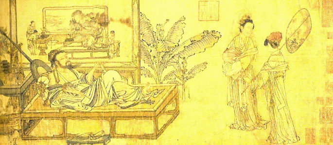 Pin, XIII, DIN Yuan, Liu Guandao Pasando el Verano, Seda, The Nelson-Arkins M. of Art, Kansas, USA