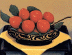 Pin, XX, Xu Xinzhi, Frutas en Rojo Brillante- Galera de Bellas Artes China, 1977