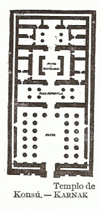 Arq, Egipto, X, DIN XX Templo de Kons, Karnak, Tebas, Circa 1000 aC.