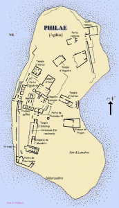 Arq, Egipto, IV, DIN XXX,Santuario de la Isla de Fil dedicado a Isis, Nectanebo I, 380-362