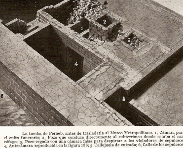 Arq, Egipto, XXIV, DIN V, Tumba de Perneb, Sakara, 2388-2356