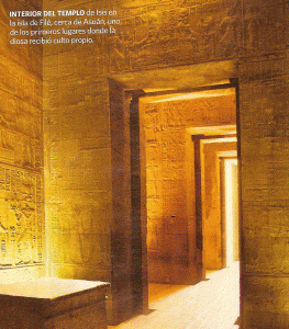 Arq, Egipto, I aC., Templo de Isis, en Fil, interior, Ptolomeo XII, 80-51 aC.