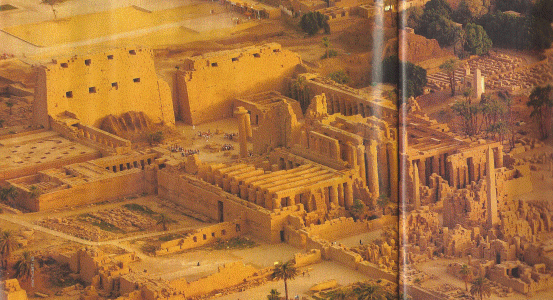 Arq, Egipto, XVI-IV aC, DIN XVIII-XXX, Varios faraones, Santuario-Templo de Amn, Karnak 1514-338 aC.